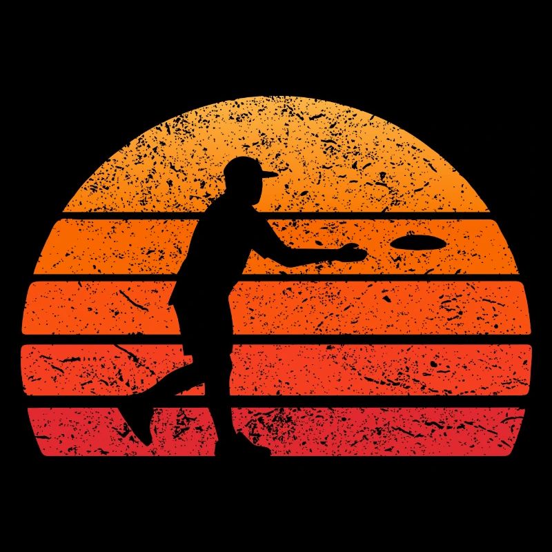 Disc Golf Frisbee Retro Geschenk