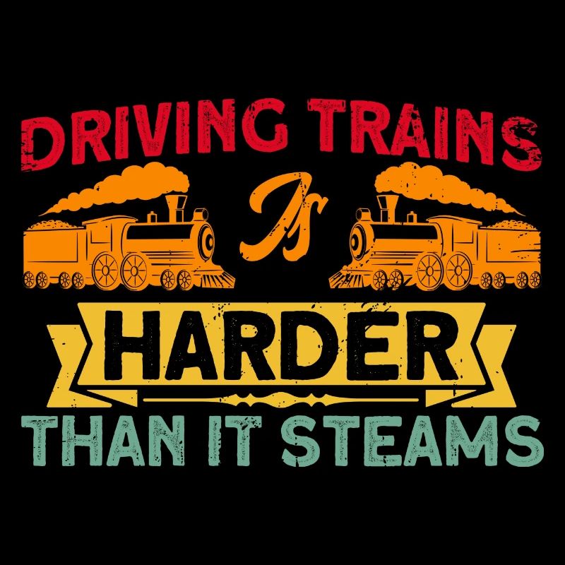 Trains Locomotive Engine Driver Gift