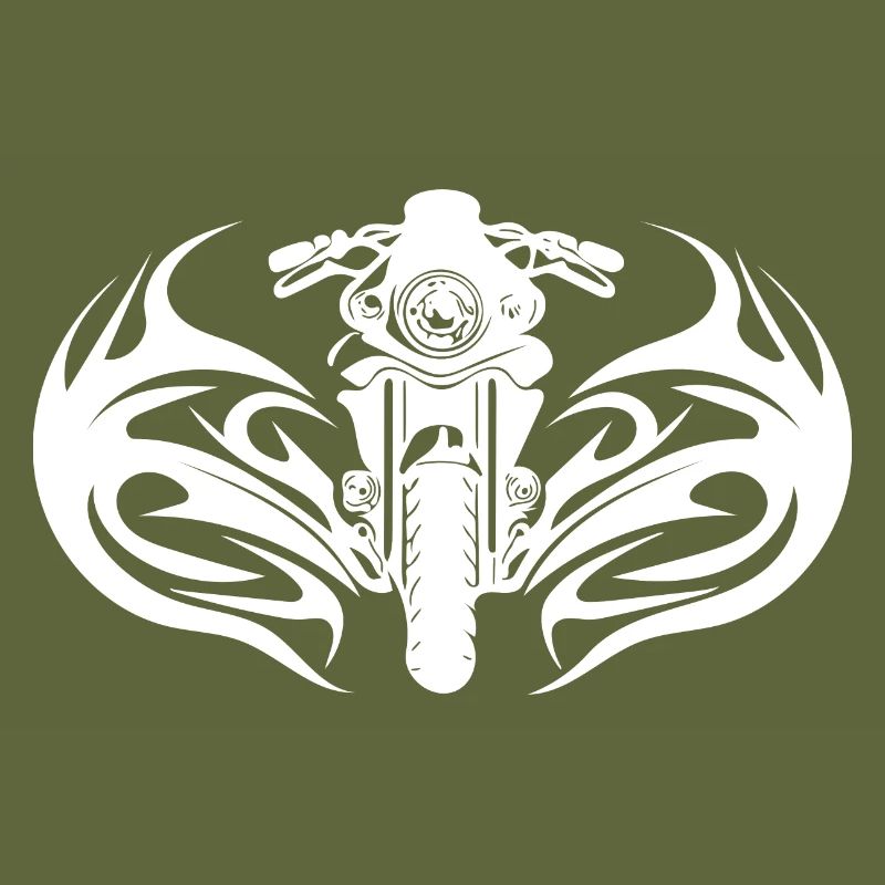 Style Splash Tattoo de course de moto