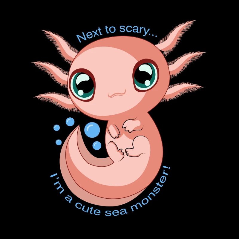 Mignon axolotl bébé