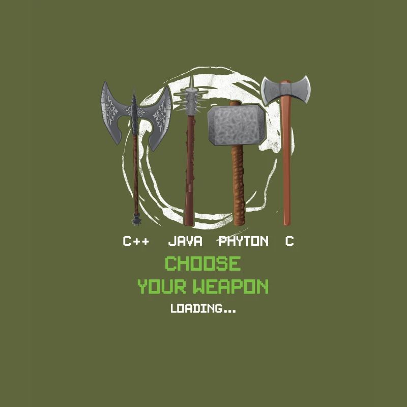 Funny Coder Programmer Developer Geeks Weapon