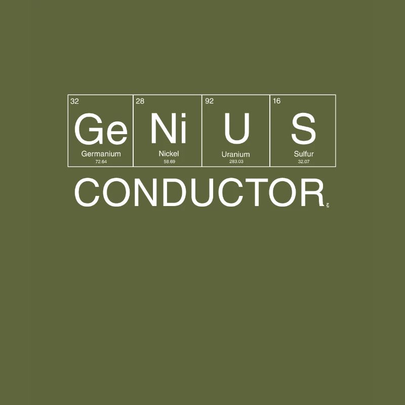 Genie-Dirigent-Tabelle des Element-Musikers