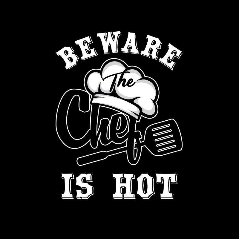 Funny Awesome Chefs Gifts Beware Chef Is Hot