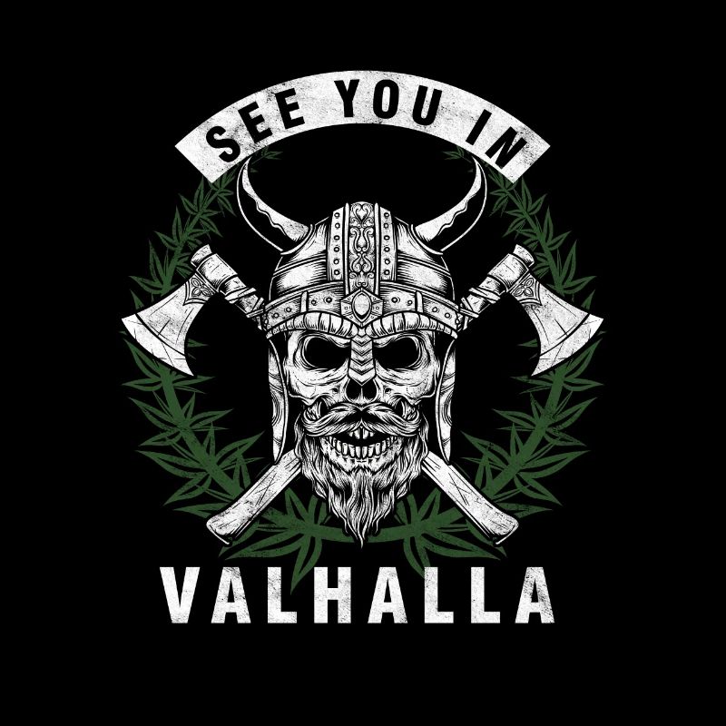 Wir sehen uns in Valhalla Cool Norsemen Mythos Wikinger