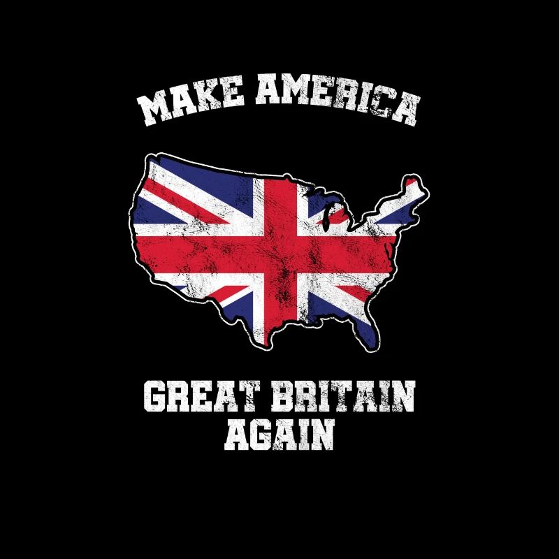 Make America Großbritannien wieder britische Flagge
