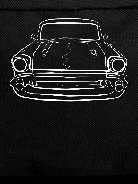 Oldtimer retro - one line drawing
