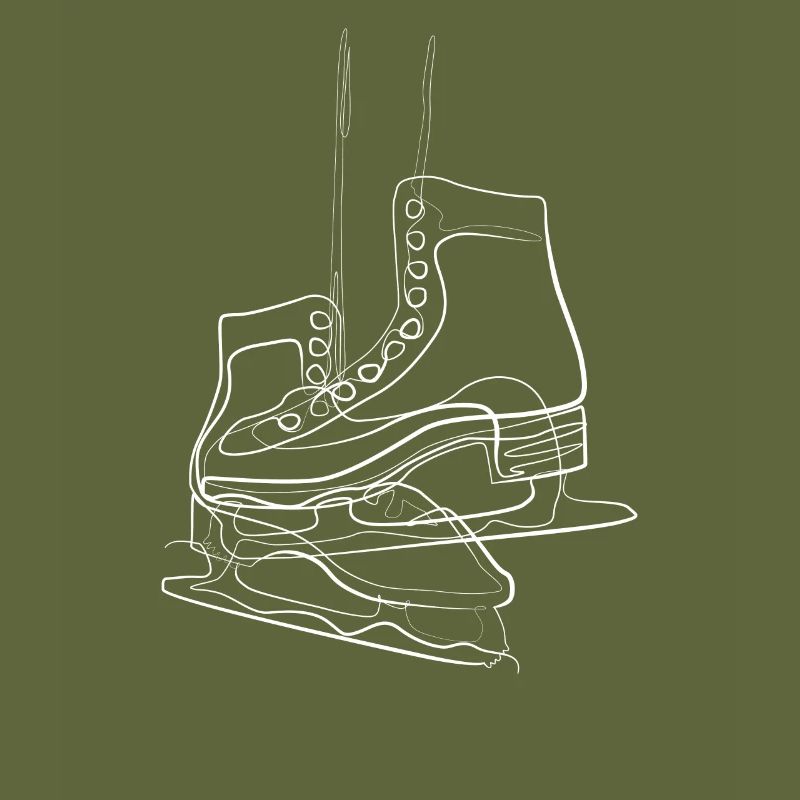 Schlittschuh Eislauf