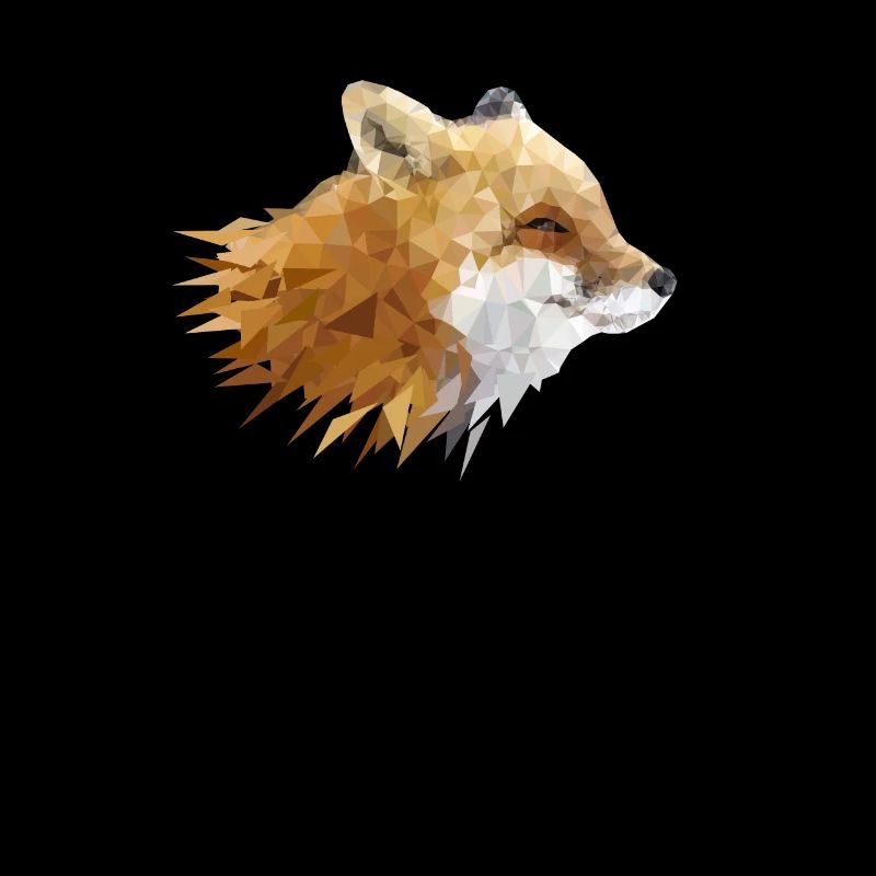 Nature Splinters Fox Graphic Art Gift Idea