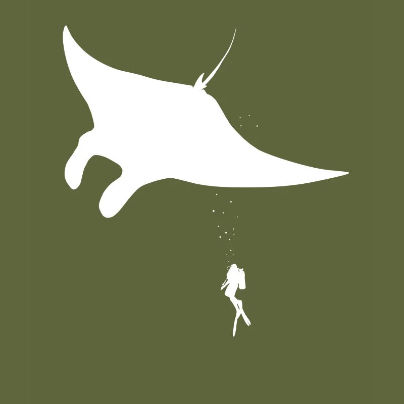 Dive Underwater Manta Ray Gift Idea