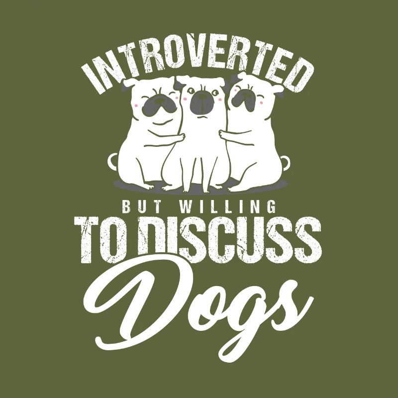 Introvertierte Introversion Tiere Haustiere Doggie Geschenk