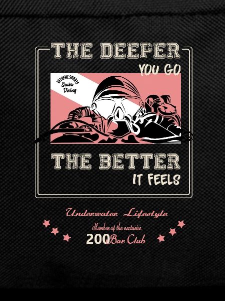 The deeper the better - diving