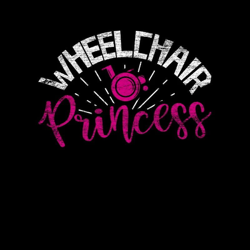 Fauteuil roulant princesse en fauteuil roulant
