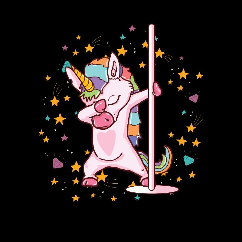 Pole Dancing Unicorn Cute Funny Pole Dance Gift