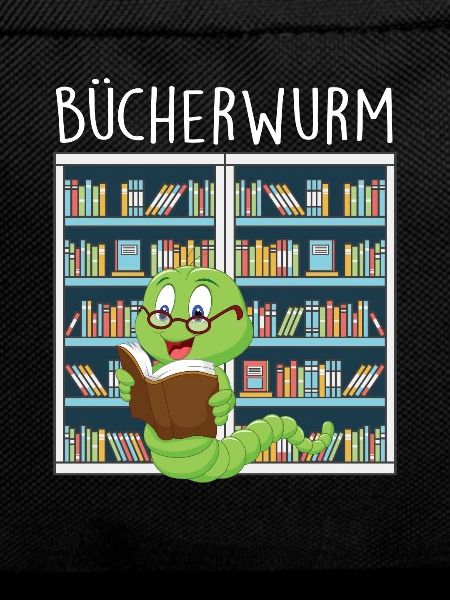 Bucherwurm in the Library