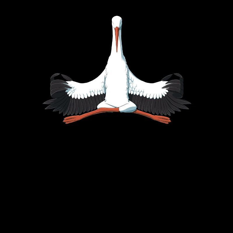 Meditate Stork
