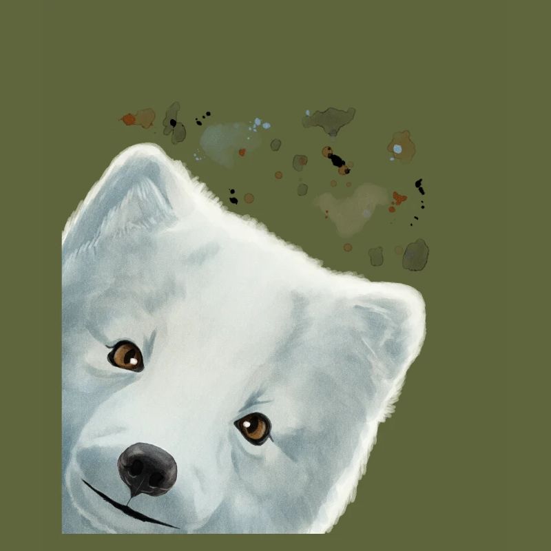 Neugieriger Polarfuchs