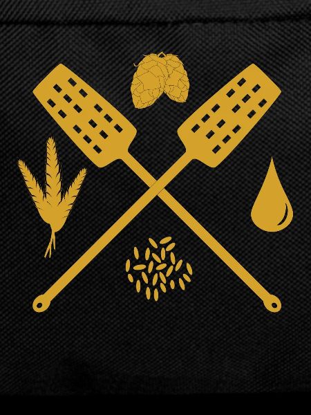 Beer Braupaddel Hops and Malt