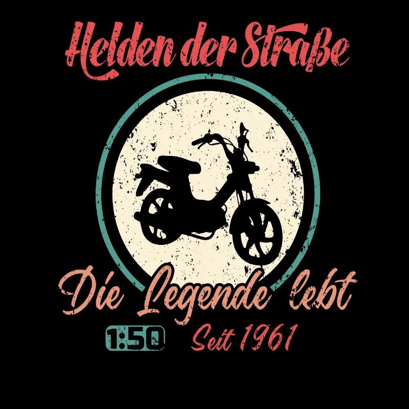 Lustiges Mofafahrer Mopedfahrer tee Mofa Geschenk