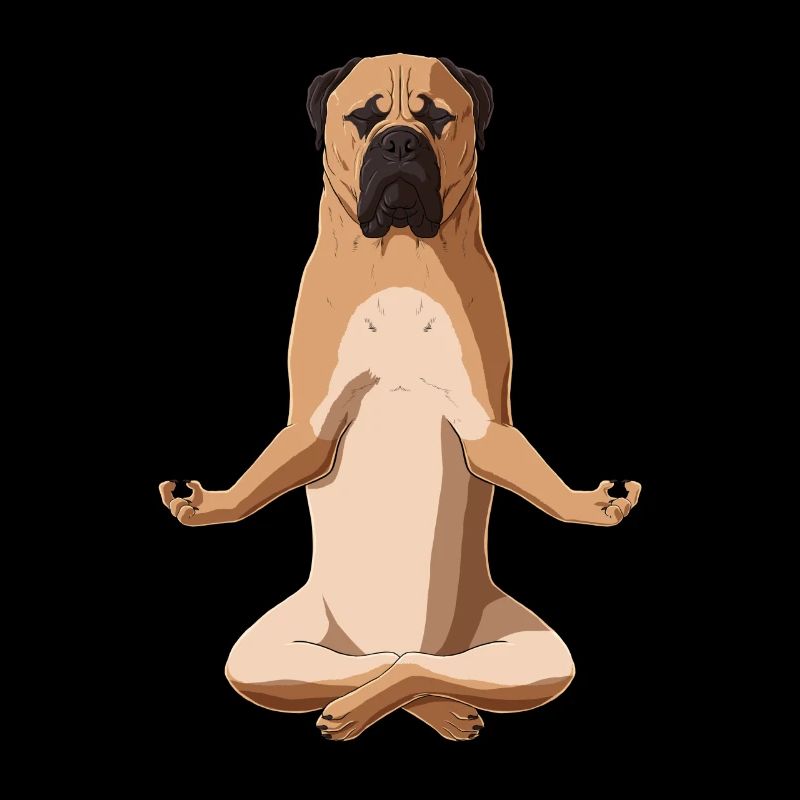 Meditate Bullmastiff Dog