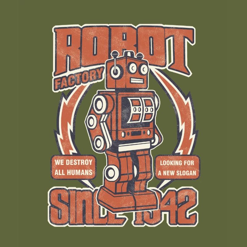 Roboterfabrik Roboter Technologie Geschenk