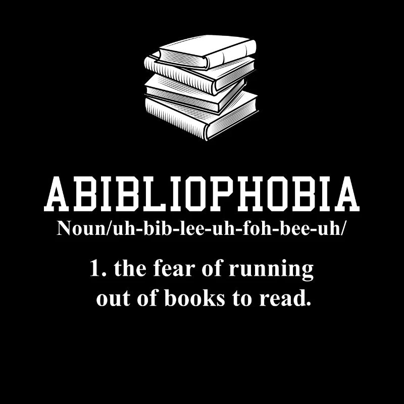 Abibliophobia book books bookish gift