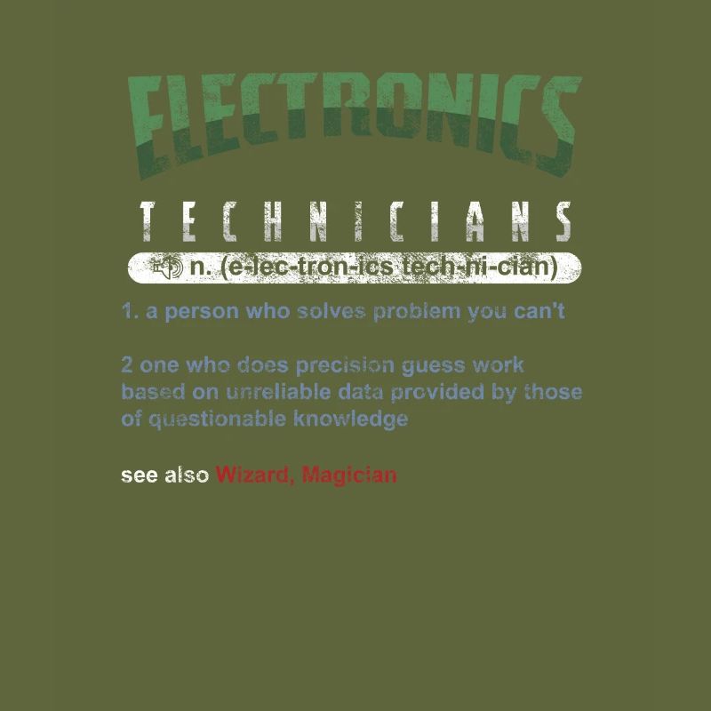 Cadeau technique de techniciens en électronique