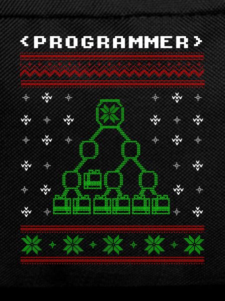 Programmierer Computer hässliche Weihnachtspullover Geschenk