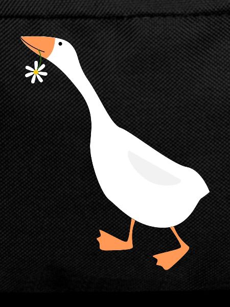 Daisy funny goose with blossom