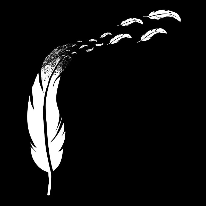 Feder Federschmuck - fliegende Federn
