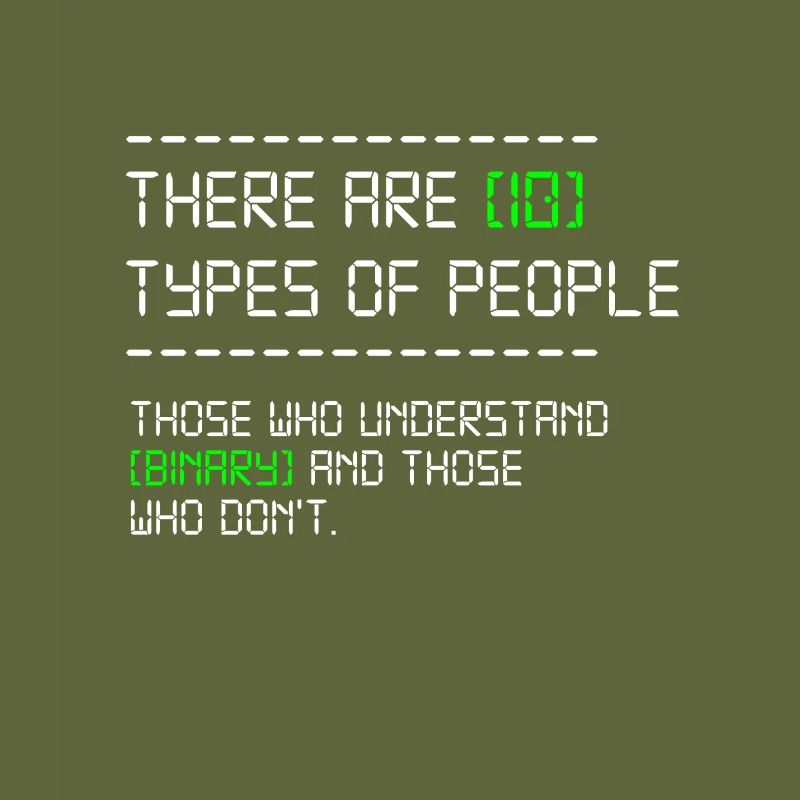 10 Arten von Menschen Programmierer Coder Entwickler Geschenk