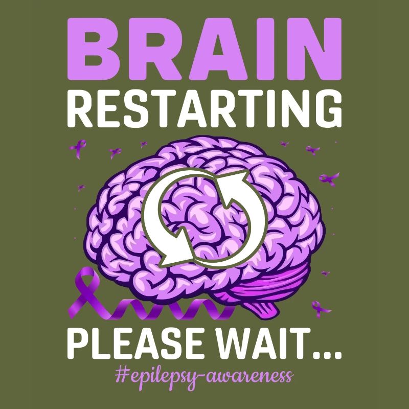 Brain Restarting Please Wait Epilepsy Awareness