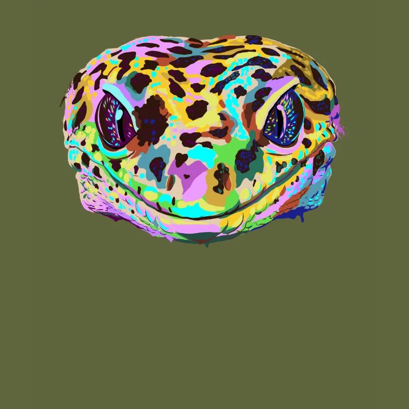 Farbiger Leopard Gecko