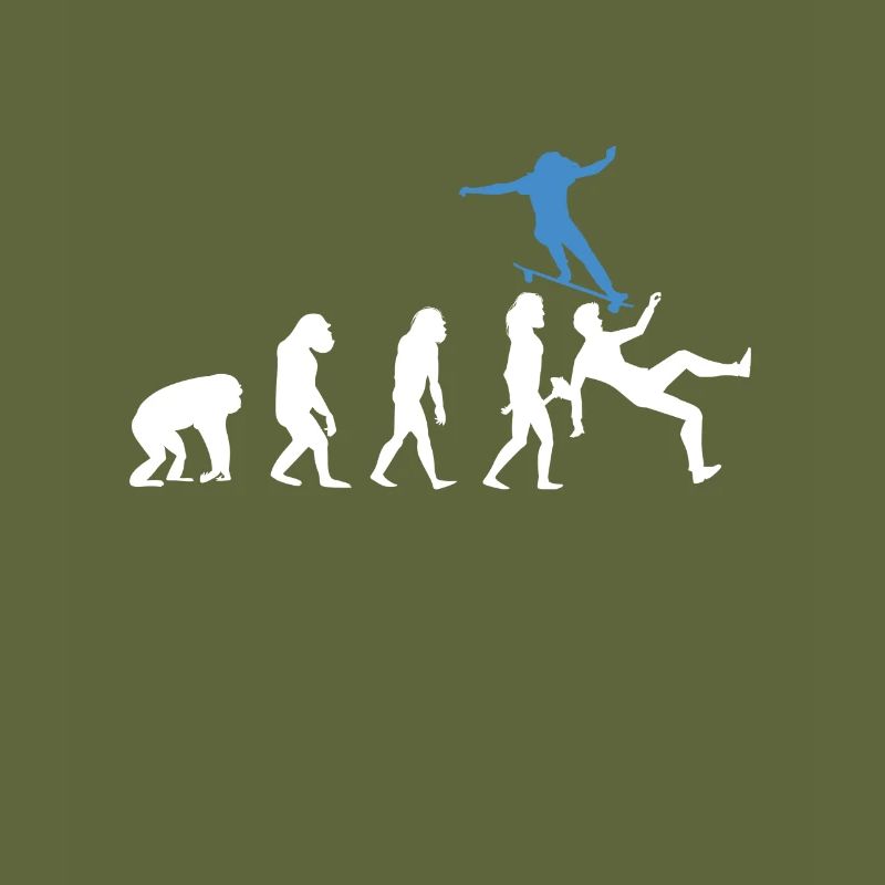 Skateboarder Evolution Skateboard Skateboarding