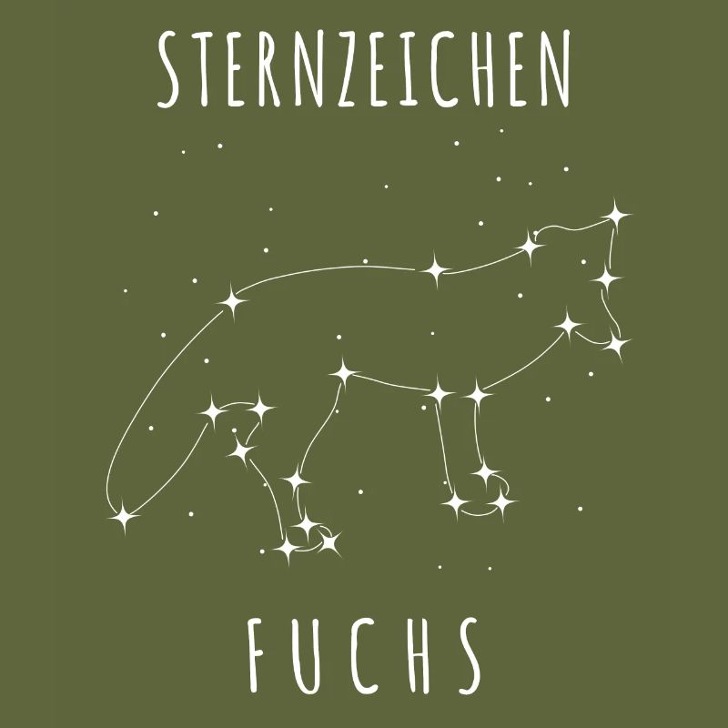 Fuchs mit Sternen - Astronomie Spruch