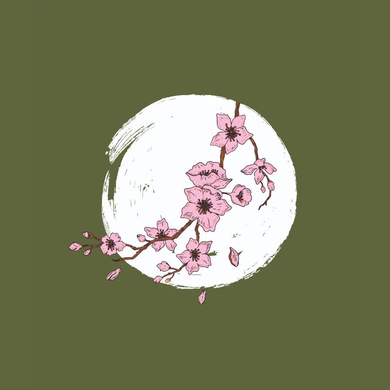 Cherry blossom moon