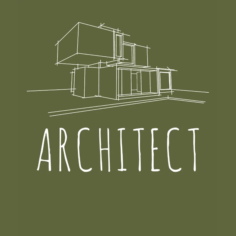 Architect - architecture modern sketch