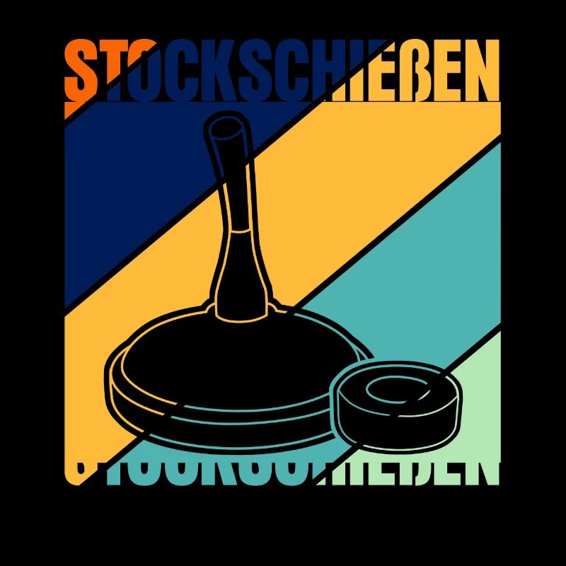 Stockschießen - Retro Eisstock