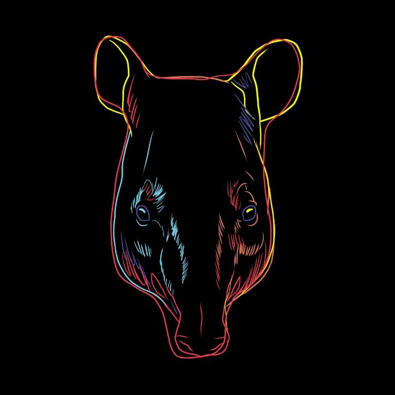 Bunte Tapire Geschenkidee