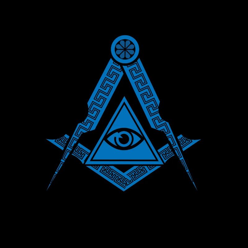 Illuminati Symbol Triangle Conspiracy Masonic Gift
