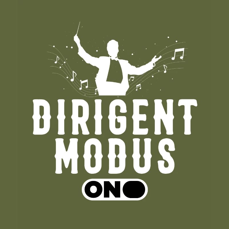 Dirigent Modus Conductor Orchestra Music Note Cadeau