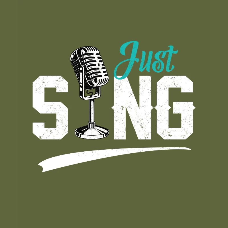 Just Sing Chor Sänger Musiker singen Musik Geschenk