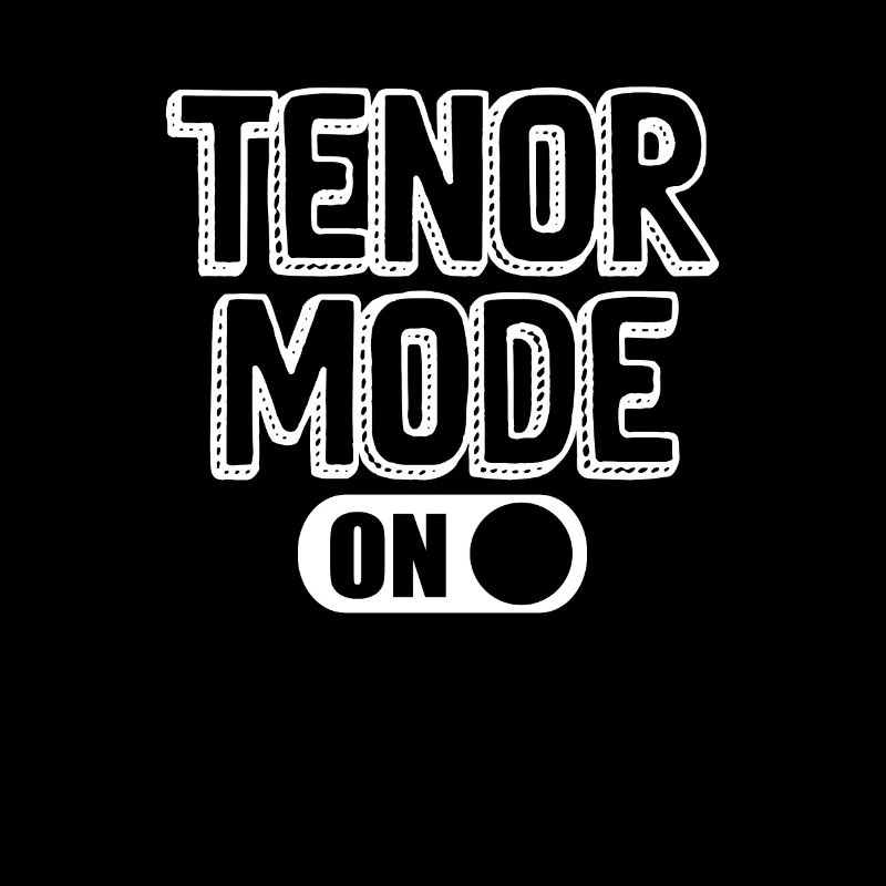 Tenor Mode On Choir Chorus Choral Music Singer