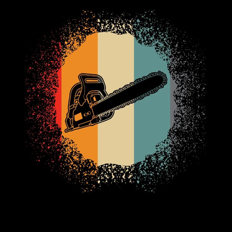 Tronçonneuses rétro bûcheron tronçonneuse