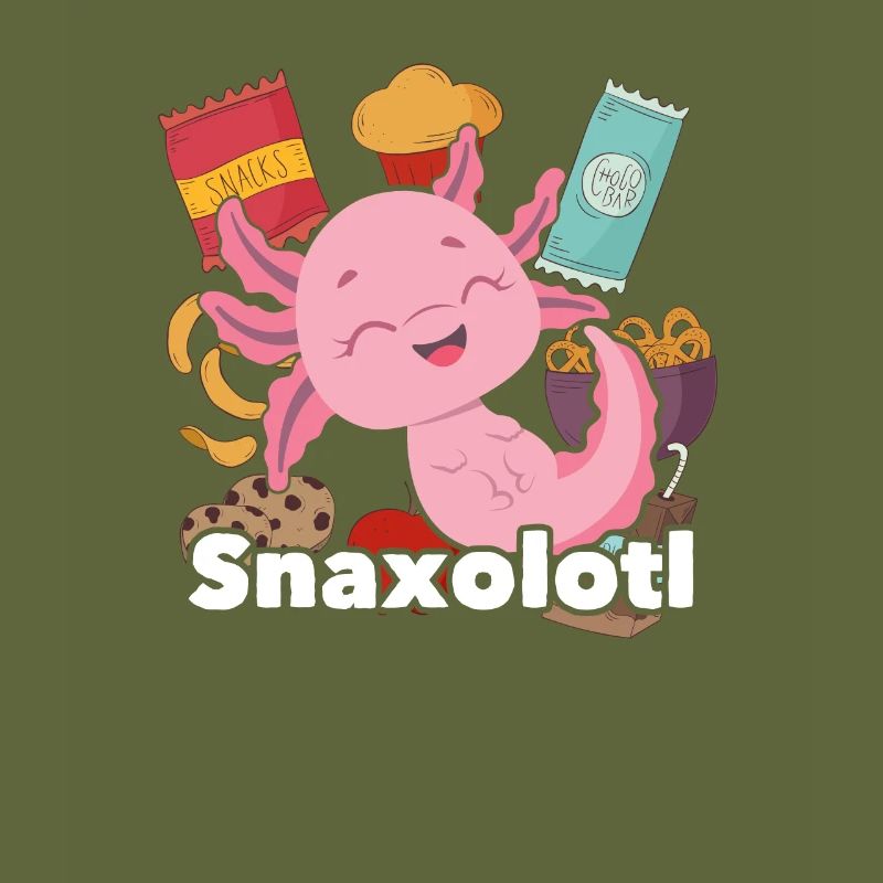 Snacks Snaxolotl Axolotl