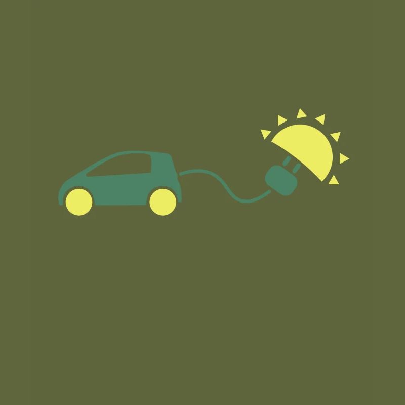 ECar Elektroauto Sonne Automobil Strom Geschenk