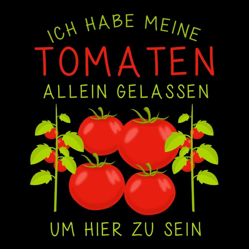 Tomaten Spruch mit Tomate