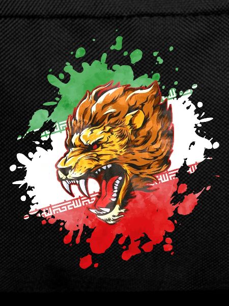 persian flag iran lion
