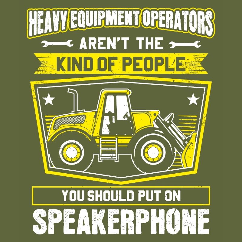 Baggerfahrer Baggerführer Heavy Equipment Operator