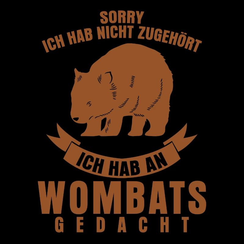 Wombat Spruch Wombats Witz