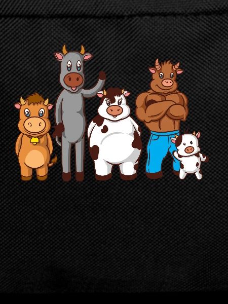 Drawn Comic Cows